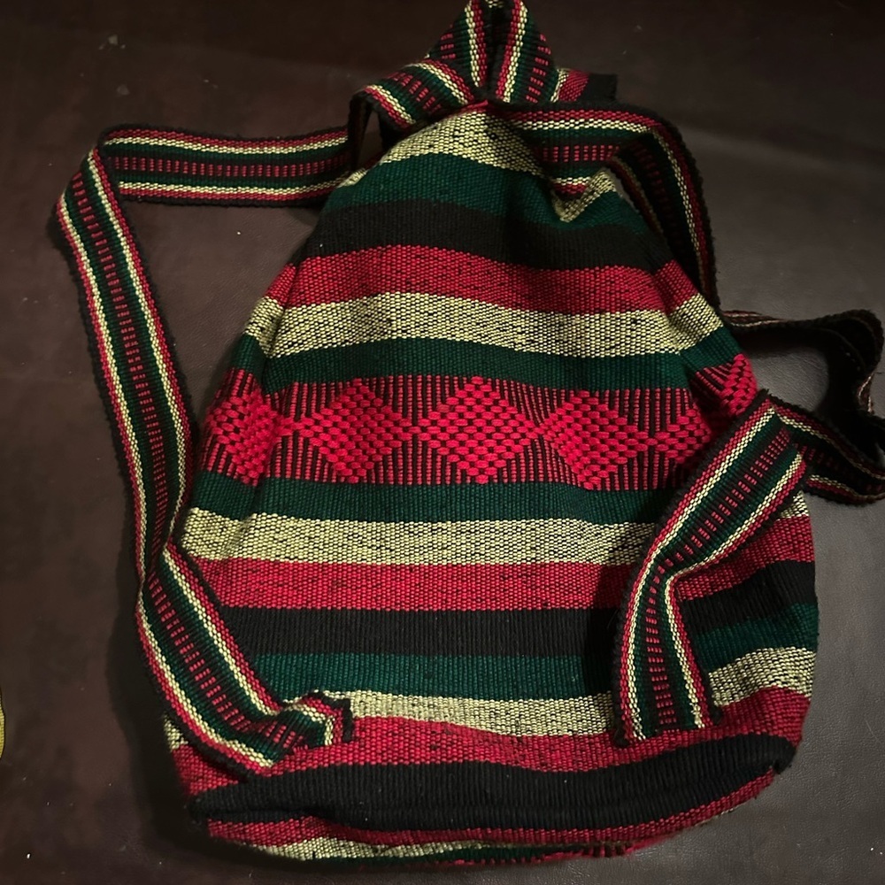 Woven Rasta backpack - Picture 6 of 8